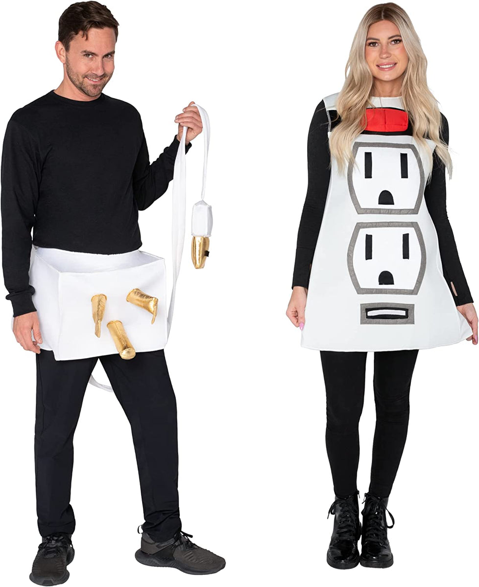 Spooktacular Couple Plug and Socket Costume - Adult